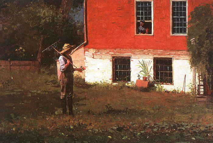 Winslow Homer The Rustics Sweden oil painting art